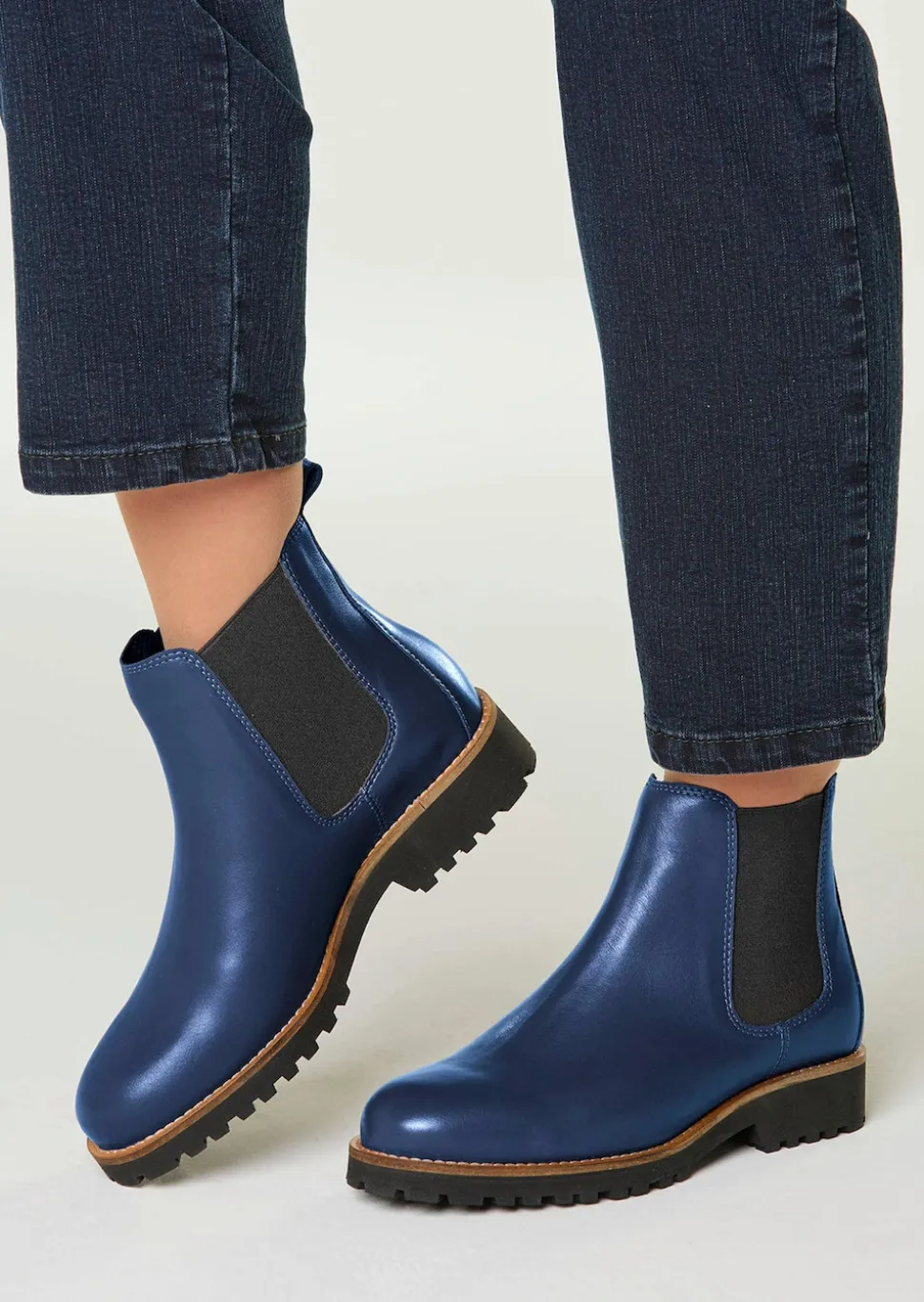 Chelsea Boots aus echtem Leder
