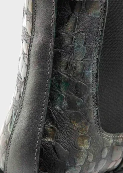 Chelsea Boots mit Animal-Prägung