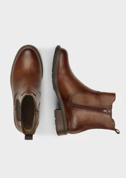 Chelsea Boots mit Reißverschluss