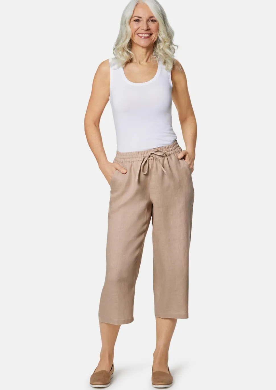 Culotte VERA aus reinem Leinen
