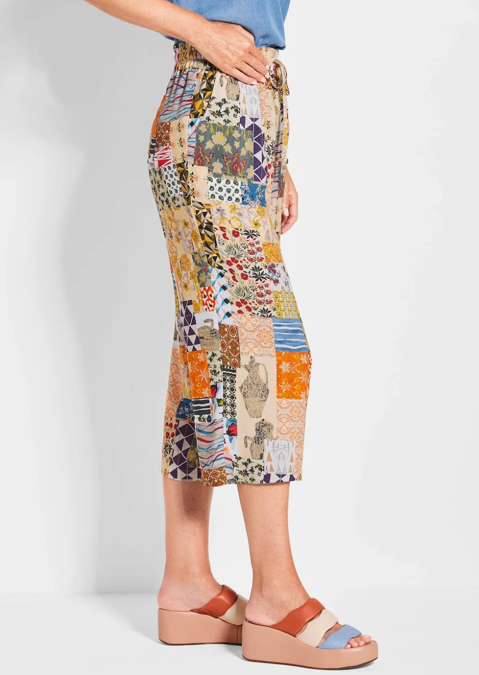 Culotte VERA mit Patch-Druck