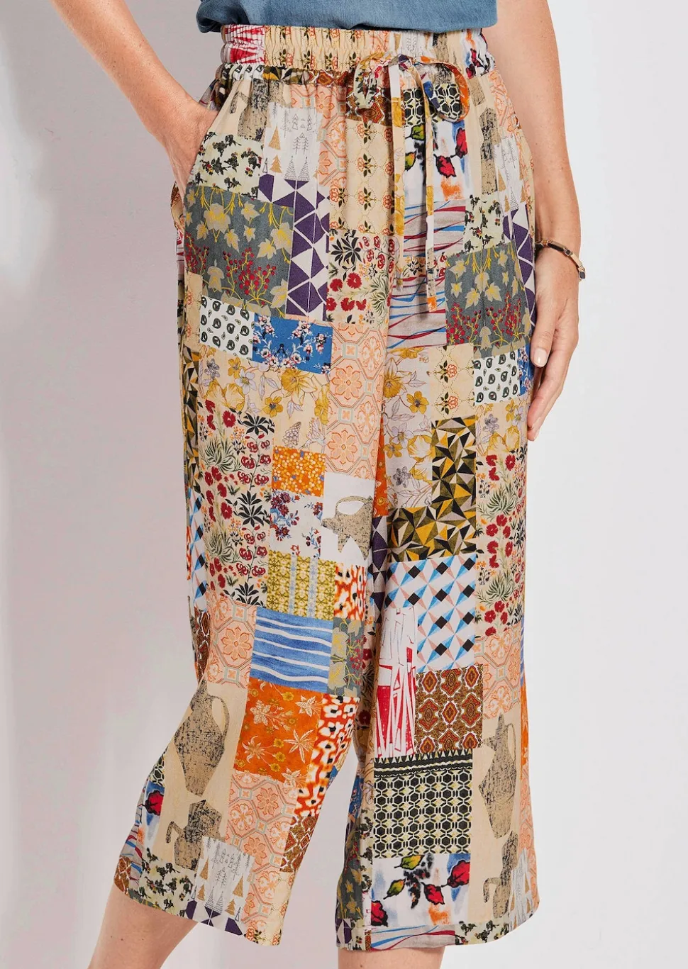 Culotte VERA mit Patch-Druck