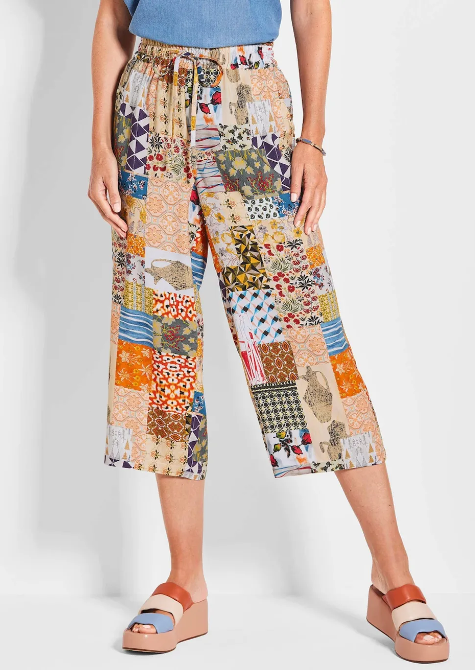 Culotte VERA mit Patch-Druck
