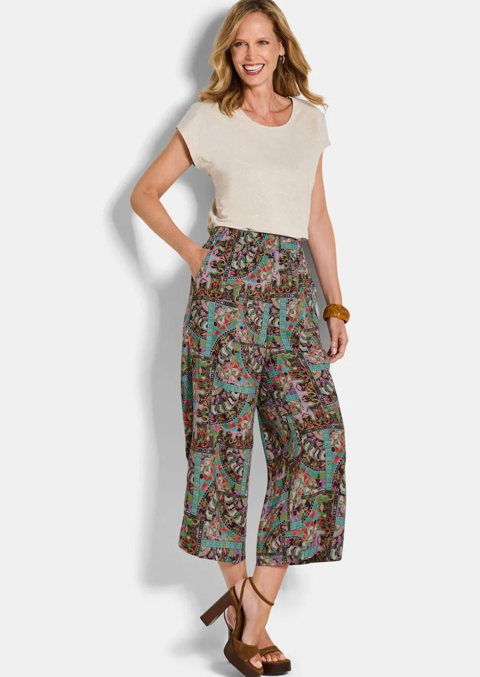 Culotte VERA mit Patch-Print