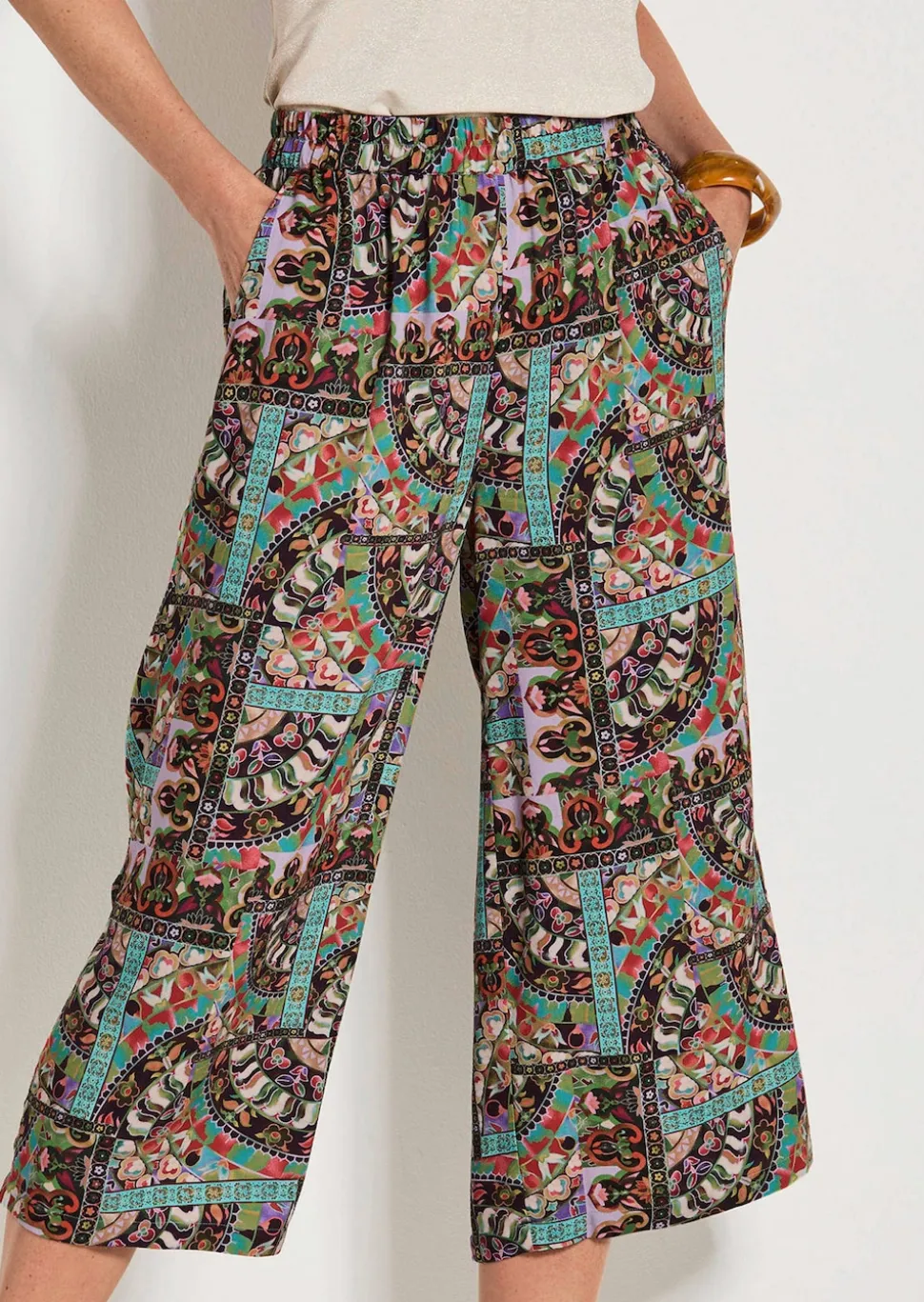 Culotte VERA mit Patch-Print