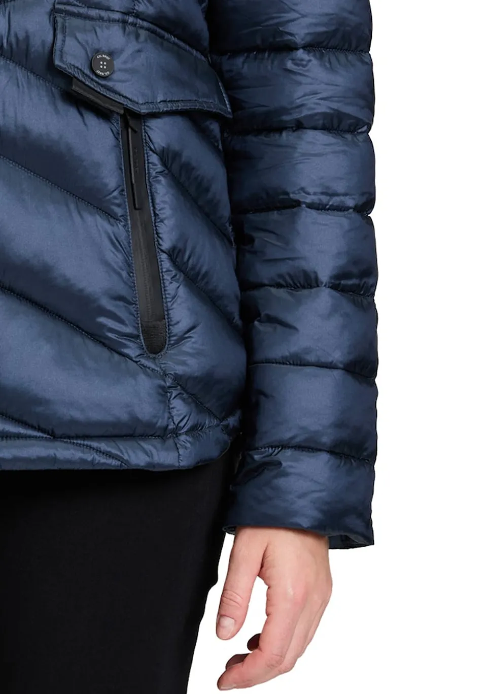 Dick wattierte Steppjacke aus Kunstdaune