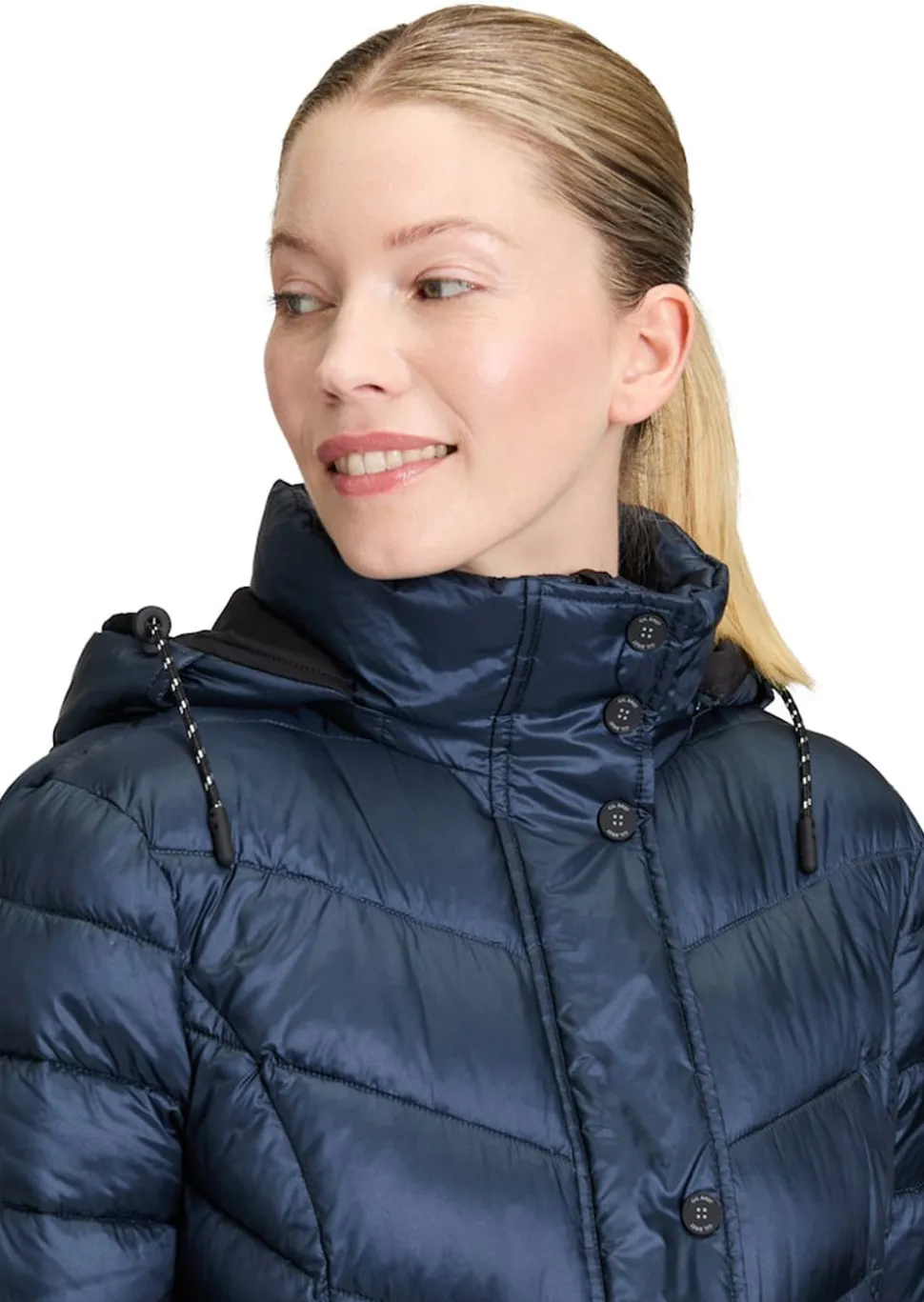 Dick wattierte Steppjacke aus Kunstdaune