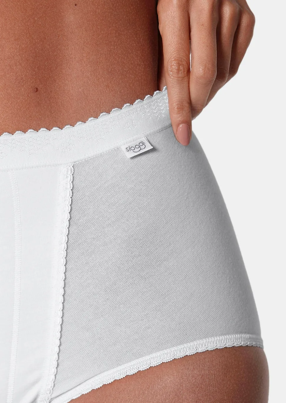 Doppelpack Baumwollslip mit Elasthan