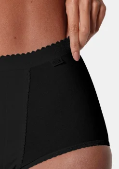 Doppelpack Baumwollslip mit Elasthan