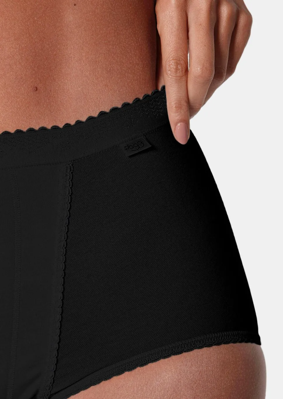 Doppelpack Baumwollslip mit Elasthan