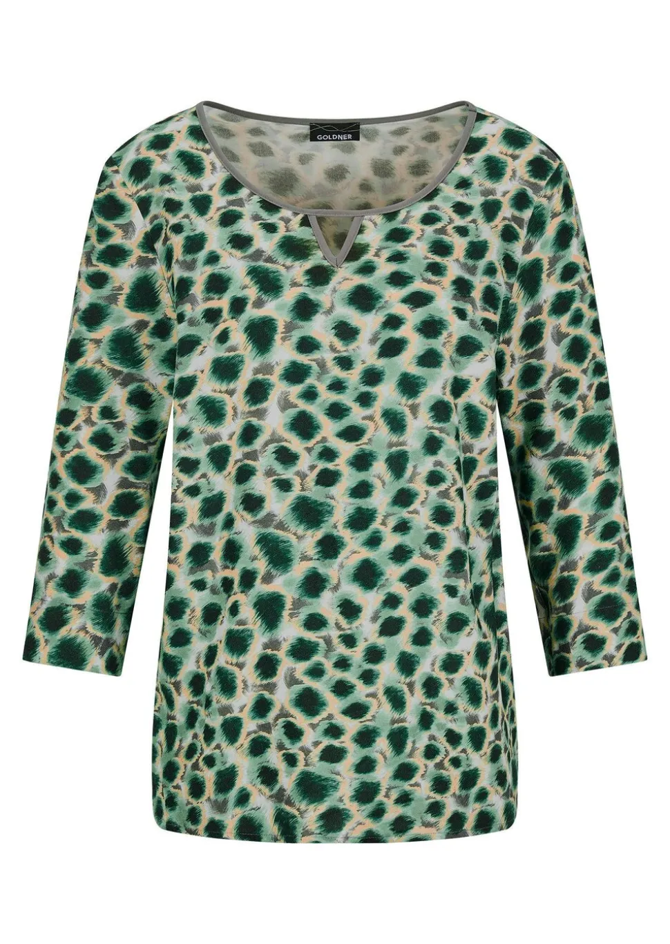 Druckbluse aus reiner Viskose