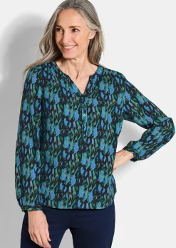 Druckbluse im Unikat-Print