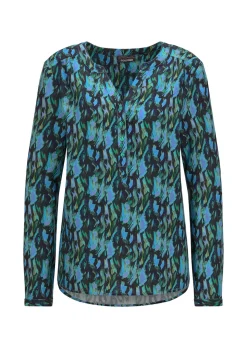 Druckbluse im Unikat-Print