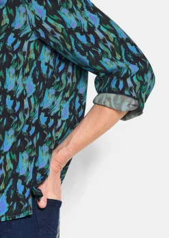 Druckbluse im Unikat-Print