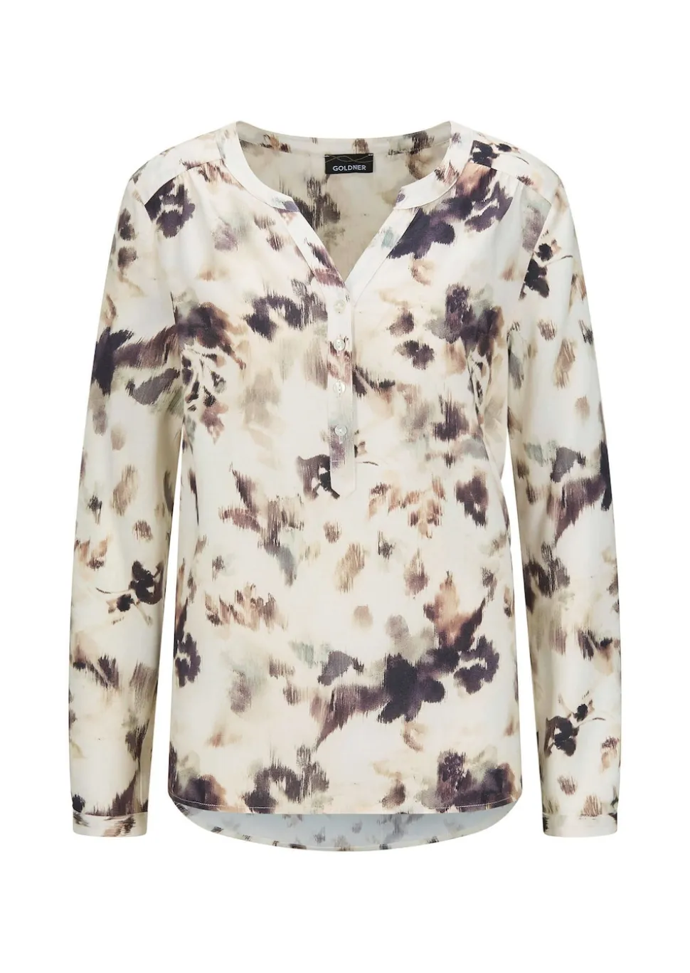 Druckbluse im Unikat-Print