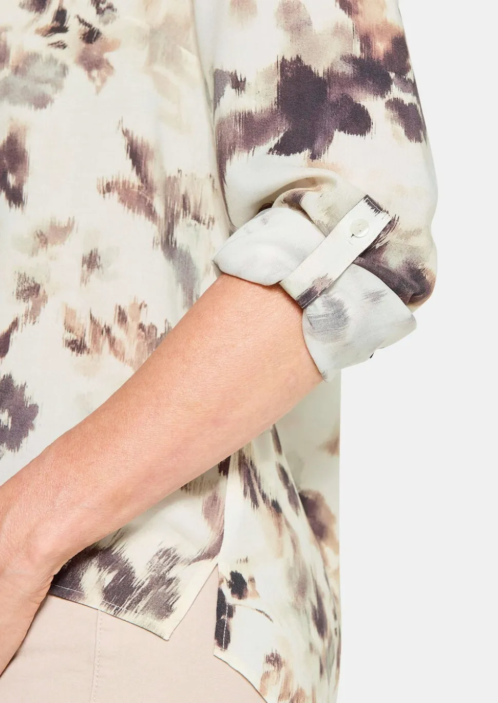 Druckbluse im Unikat-Print