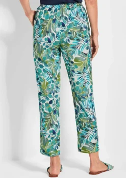 Druckhose SARA in Blätterprint