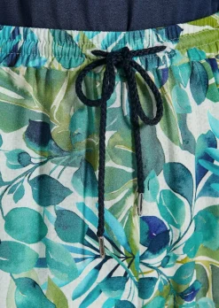 Druckhose SARA in Blätterprint