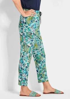 Druckhose SARA in Blätterprint