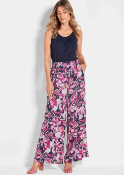 Druckhose VERA mit Blütenmuster