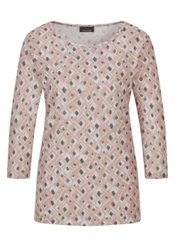 Druckshirt aus flauschigem Jersey