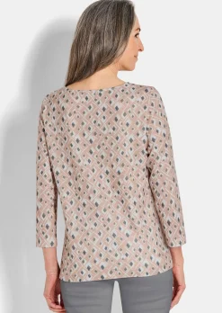 Druckshirt aus flauschigem Jersey