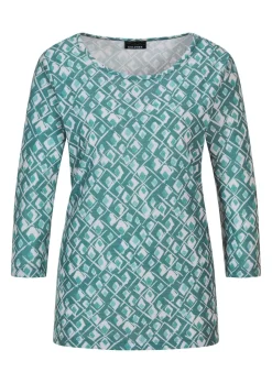 Druckshirt aus flauschigem Jersey