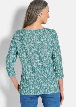 Druckshirt aus flauschigem Jersey