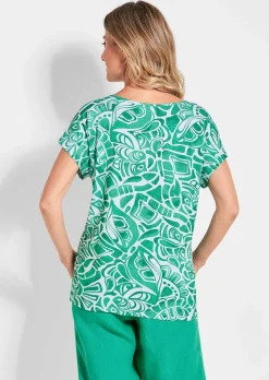 Druckshirt aus Viskose-Jersey