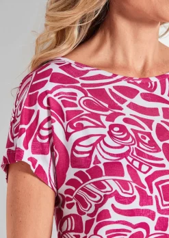 Druckshirt aus Viskose-Jersey
