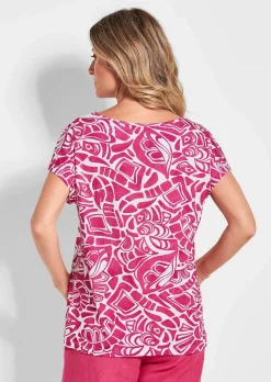 Druckshirt aus Viskose-Jersey