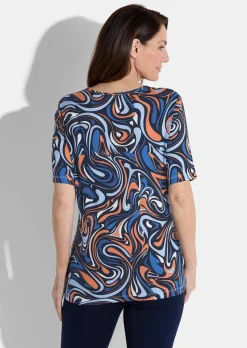 Druckshirt aus Viskosejersey
