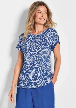 Druckshirt aus Viskose-Jersey