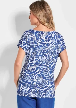 Druckshirt aus Viskose-Jersey