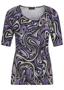 Druckshirt aus Viskosejersey