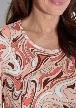 Druckshirt aus Viskosejersey