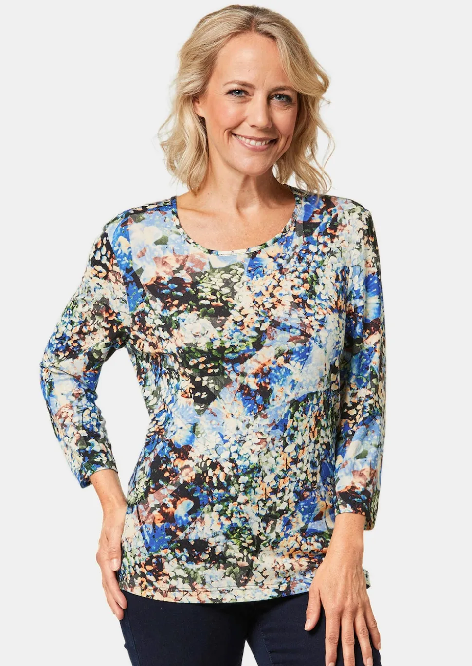 Druckshirt in kraftvollen Farben