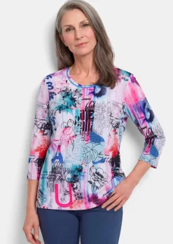 Druckshirt in kraftvollen Farben