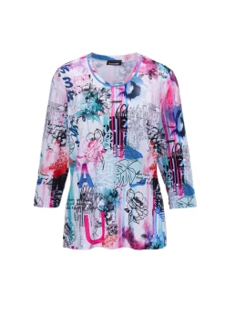 Druckshirt in kraftvollen Farben