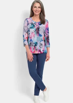 Druckshirt in kraftvollen Farben