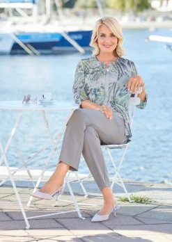 Druckshirt-Set mit Glitzer