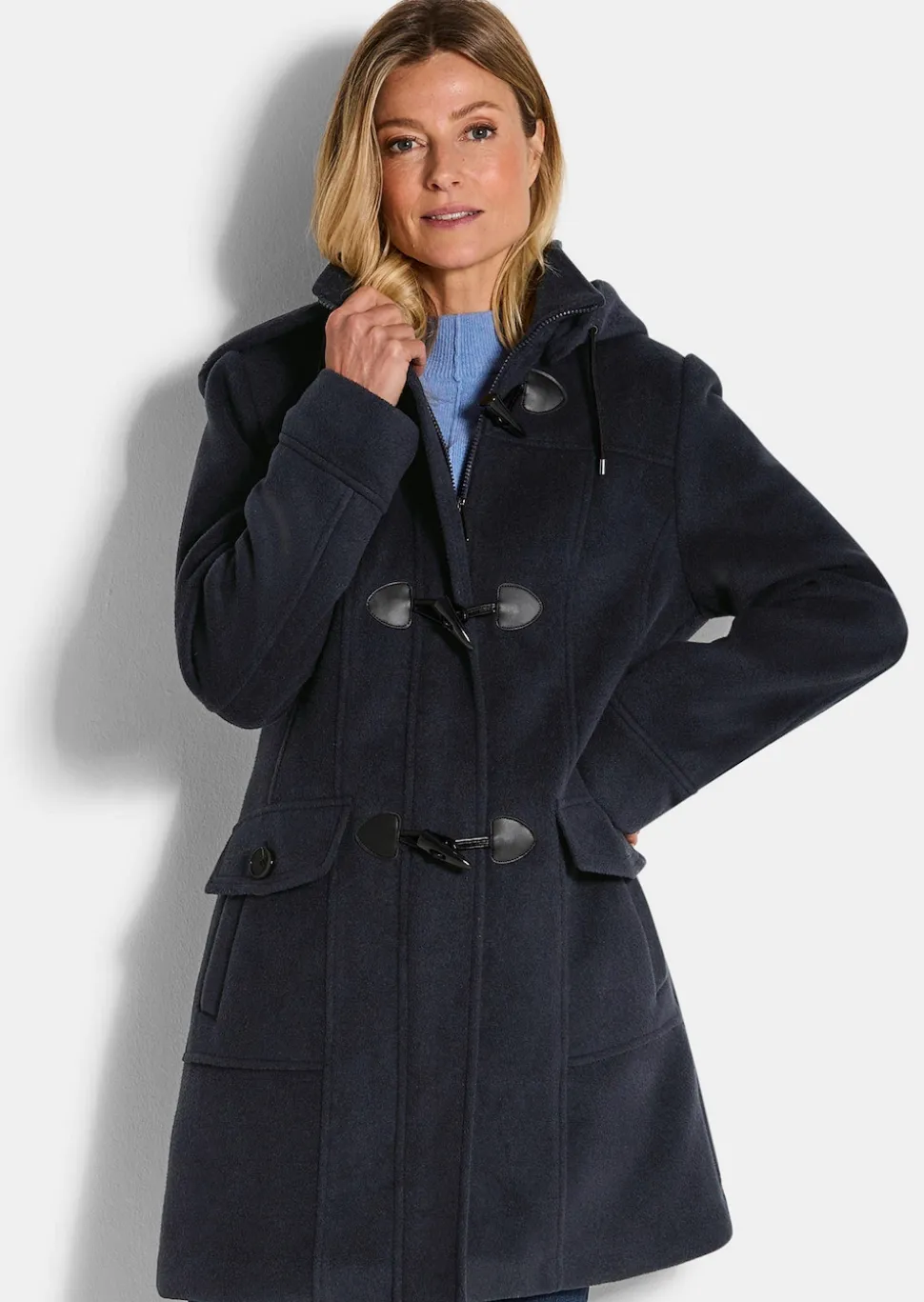 Dufflecoat mit Kapuze