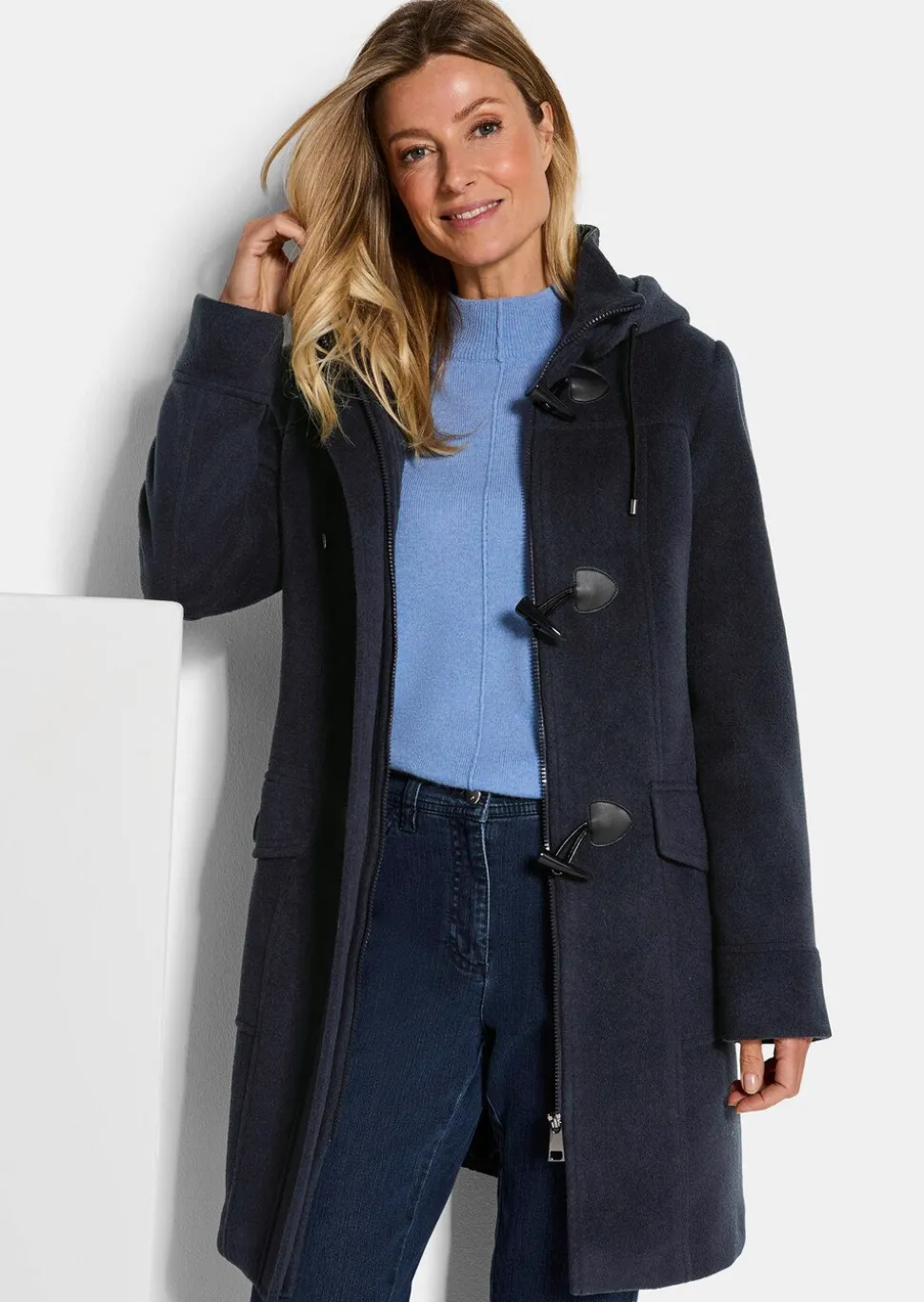 Dufflecoat mit Kapuze