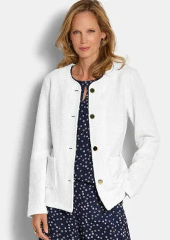 Edler Blazer in Bouclé-Optik