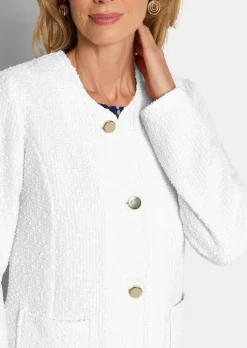 Edler Blazer in Bouclé-Optik