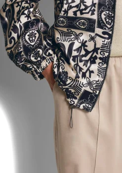 Edler Blouson aus Viskose-Satin