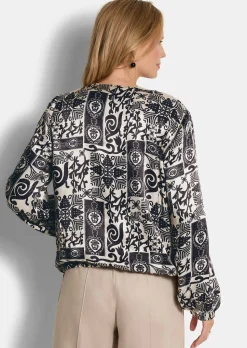 Edler Blouson aus Viskose-Satin