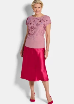 Edles Mesh-Shirt mit Pailletten
