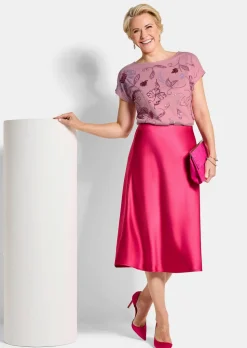 Edles Mesh-Shirt mit Pailletten