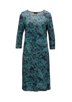 Elastisches Jerseykleid mit modischem Druck